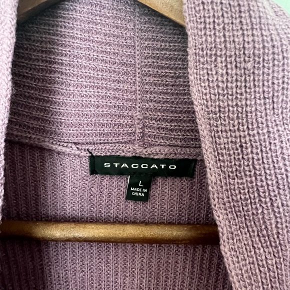 Staccato Purple Knit Cardigan - Picture 3 of 3